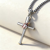 Baseball Bat Cross Necklace – Faith & Passion on the Field