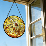Jesus & Creation Stained Glass Suncatcher: Light, Faith, and the Beauty of God’s World