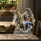Archangel Michael Acrylic Statue: Divine Protection for Your Home & Faith Space 🛡️