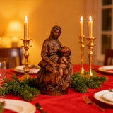 Bruges Madonna Statue: Hand-Carved Beechwood, Woven With Faith and Story