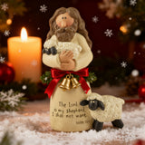 The Good Shepherd Resin Figurine: "The Lord is My Shepherd" ✨🙏