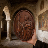 Jesus der Hirte Holzschnitzerei Wanddekoration - Endlose Sorgfalt und Anleitung