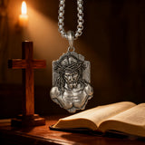 The Crown of Thorns Covenant - S925 Sterling Silver Christian Pendant, A Sacred Reminder of Sacrifice and Redemption