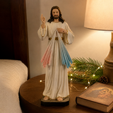 Divine Mercy Jesus Resin Statue – A Sacred Symbol of Faith, Grace & Protection