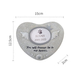 Bgcopper Pet Memorial Stone with Picture Frame