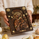 Unsere Liebe Frau von der immerwährenden Hilfe Holzschnitzerei Wanddekoration Geschenk