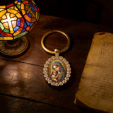 Bohemian Our Lady & Child Necklace & Keychain