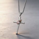 Baseball Bat Cross Necklace – Faith & Passion on the Field