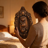 Three Sacred Hearts of the Holy Family Wall Hanging Art work Personalized Religious Gift wooden decor