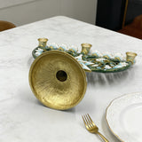 Hanukkah Hand-Painted Menorah: Illuminate the Jewish People's Covenant of Light with Artisan Brushstrokes