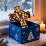 Eucharistic Chalice Wooden Cross: A Christian Symbol of the Last Supper & Redemption