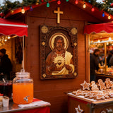 Sacred Heart Wood Carvings: Jesus & Mary, Handcrafted Tokens of Divine Love