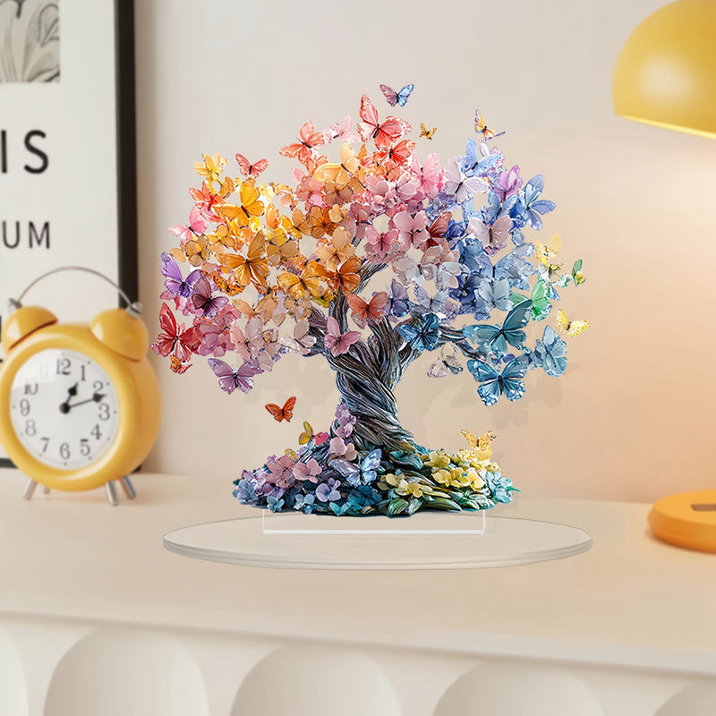 Crystal Butterfly Tree of Life | Exclusive Spiritual Decor for Christian Independent Sites