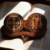 St. Benedict's Exorcism Medal Christian Wall Plaque - Best Christmas Gift