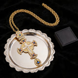 Jesus Cross Diamond-Encrusted Necklace: A Sacred Statement of Faith