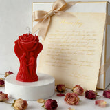 Rose & Couple Aromatherapy Candle: A Romantic Glow for Your Love