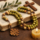 Natural Wood Rosary: A Sacred Token Woven From Faith & Creation