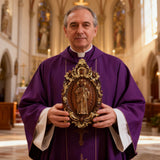 St. Jude Wooden Religious Icon Wall Artwork - Patron Saint of Despair in Troubled Times