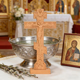 Orthodox Crucifixion Crucifix Wooden Tabletop Ornament
