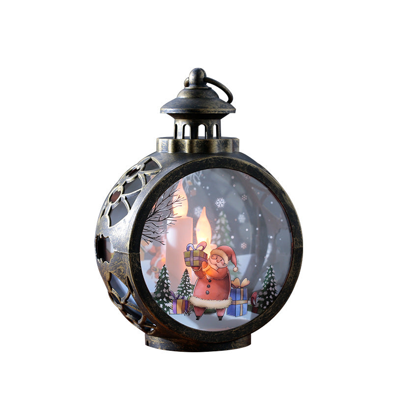 Christmas decorations LED Santa Claus snowman ornament props lights