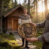 Lion Head Wooden Wall Art: Symbol of Christ the Lion of Judah