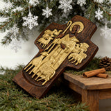 Good Shepherd Wooden Cross: A Religious Gift of Endless Care & Guidance