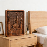 Hagia Sophia Wooden Wall Art: Warm Corner of Byzantine Beauty