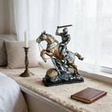 Roman Warrior in Armor Resin Statue