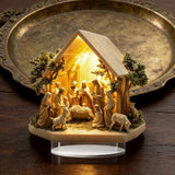 Nativity Scene Acrylic Table Ornament: The Sacred Story of Christmas in Your Home
