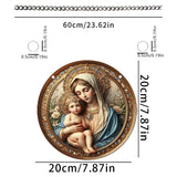 Our Lady of the Holy Child Acrylic Pendant | Divine Blessings Accompany You Through All Seasons