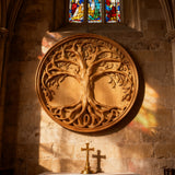 Tree of Life Wood Wall Art Decor Best Christmas Gift - With Free Stand