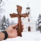 Modern Wooden Wall Cross: A Contemporary Symbol of Faith & Craftsmanship