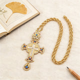 Jesus Cross Diamond-Encrusted Necklace: A Sacred Statement of Faith