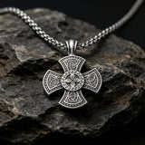 Vintage Celtic Knot Cross Necklace – Heritage, Eternity & Sacred Protection
