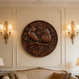 Cardinal Hand-Carved Beechwood Wall Art