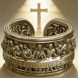 Last Supper Copper Adjustable Size Bracelet