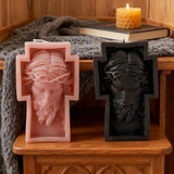 Jesus Crucifix Scented Candle: A Sacred Glow of Sacrifice & Devotion
