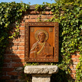 Jesus Christ Pantocrator Wood Carving