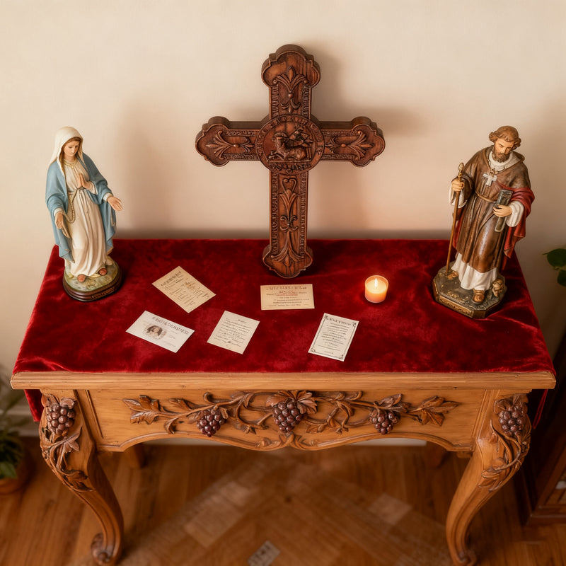 Bgcopper Lamb of God Wood Carving Cross Wall Decor - Paschal lamb