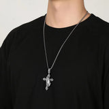 2023 Newest Pure Pewter Prayer Hand Necklace - Pray Anytime, Anywhere