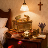 The Ark Of the Covenant Home Decoration Christian Decor Religious Gift(Gold plated copper)