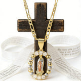 Our Lady of Guadalupe Halo Pendant Necklace: Devotion Meets Modern Elegance