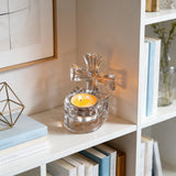 Cross Glass Candle Holder: Light Wrapped in Sacred Symbolism