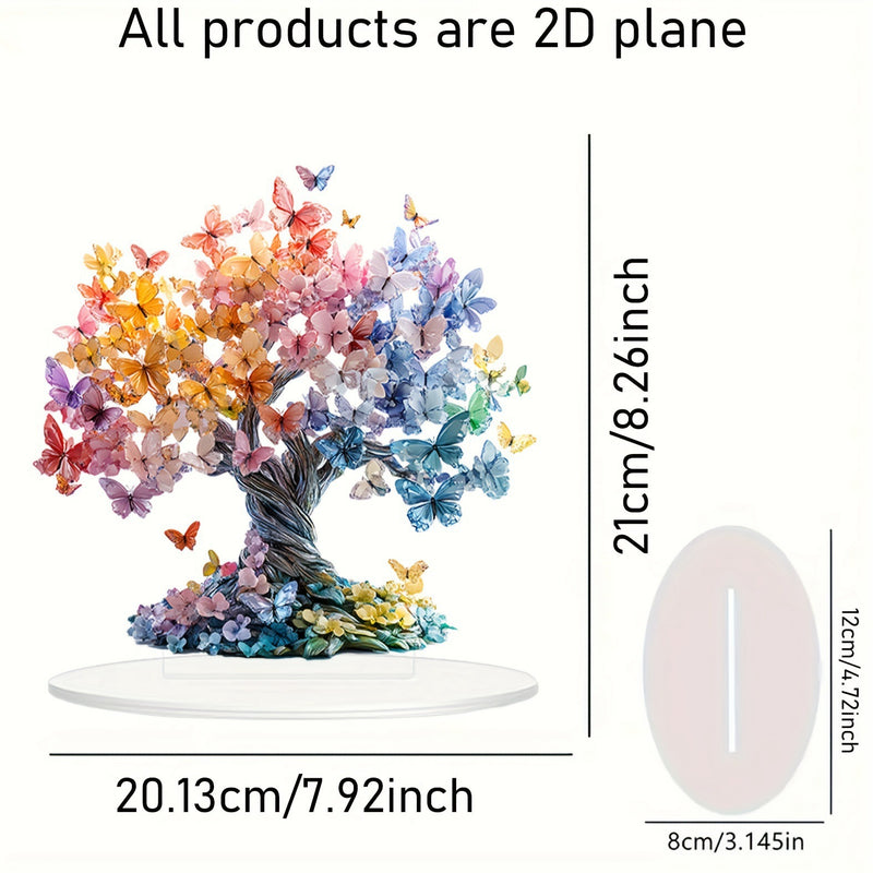 Crystal Butterfly Tree of Life | Exclusive Spiritual Decor for Christian Independent Sites