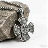 Vintage Celtic Knot Cross Necklace – Heritage, Eternity & Sacred Protection