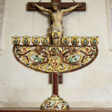 Enamel Hanukkah Menorah