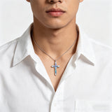 Abalone Shell Cross Necklace – Divine Protection & Celestial Beauty