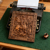 St. George the Victorious Hand-Carved Wood Icon – A Symbol of Courage & Faith