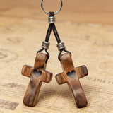 New Guardian Solid Black Walnut Wood Pendant