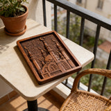 Hagia Sophia Wooden Wall Art: Warm Corner of Byzantine Beauty